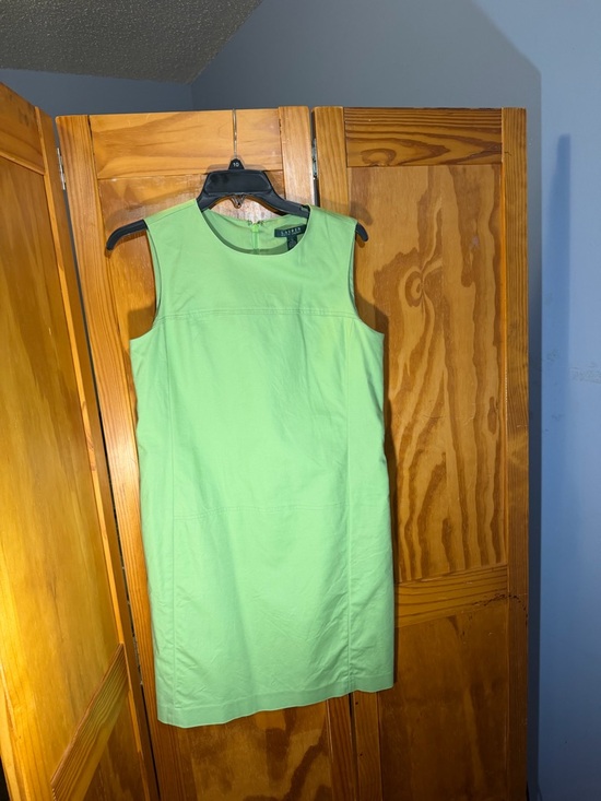 Ralph Lauren Dresses & Skirts - Ralph Lauren Sleeveless Lime Green Shift Dress | Size 10